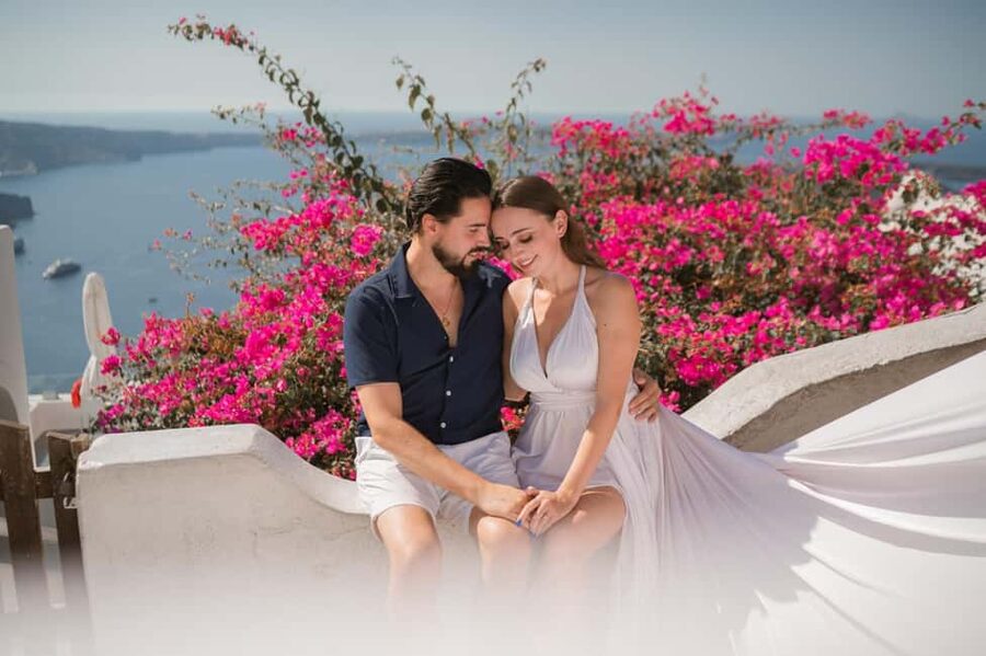 Santorini: Imerovigli Professional Photoshoot in Blue Dome - Booking, cancellation, and practical details