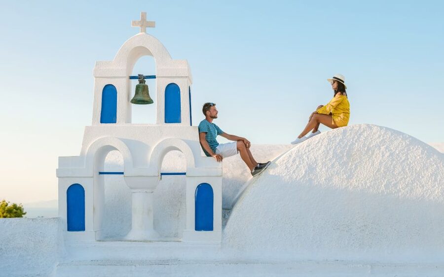 Santorini: Oia Village Professional Photo Shoot - Blue domes, sea views, and quieter corners