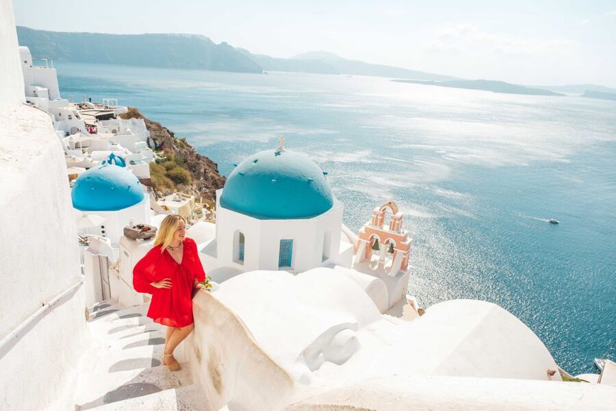 Santorini Private Photoshoot - Walking Oia’s Marble Lanes