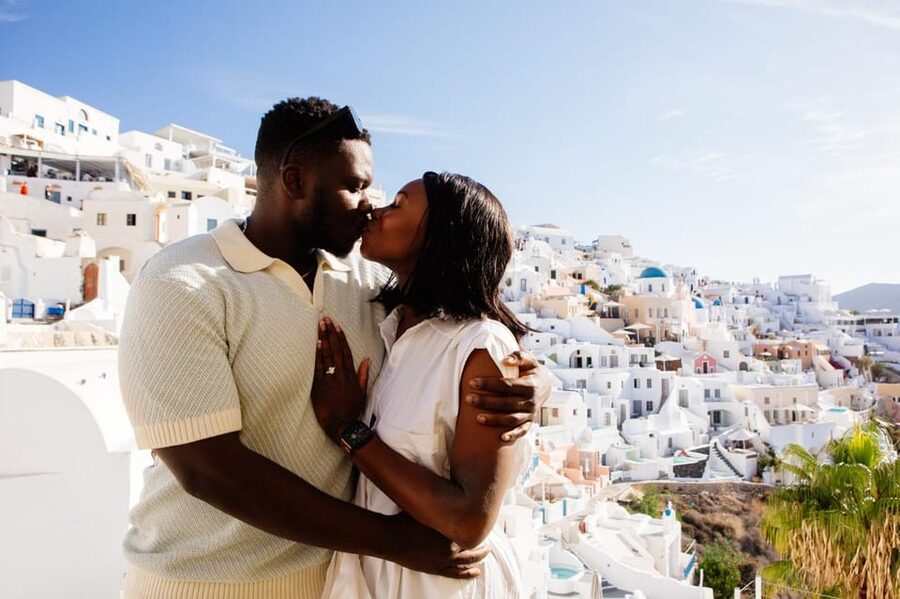 Santorini Proposal: A Luxury Photoshoot for Your Yes! Moment - Who will get the most from this experience