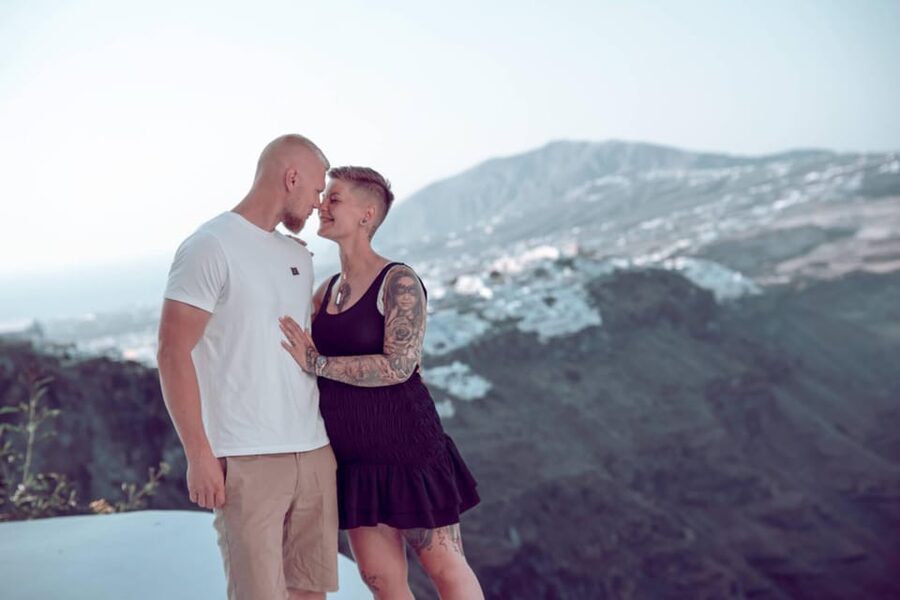 Santorini: Proposal Photoshoot l Private Entry to blue Dome - Questions to ask before you book