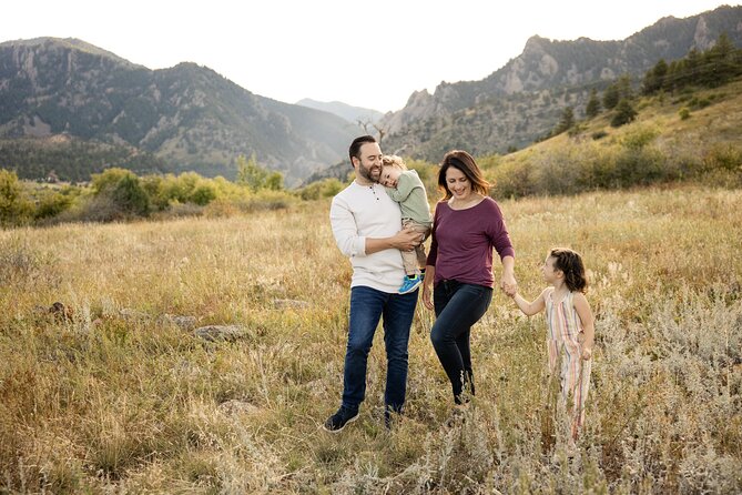 Scenic Mountain Photoshoot in Boulder, Colorado - The Flatirons provide the main backdrop