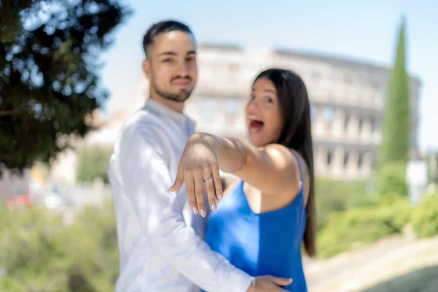 Secret Proposal Photoshoot in Rome + Reel - Why this Rome proposal shoot works