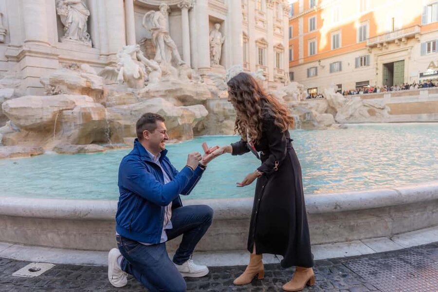 Secret Proposal Photoshoot in Rome + Reel - Returning to Largo Gaetana Agnesi