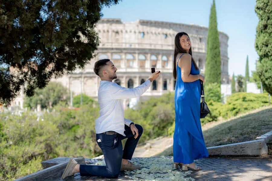 Secret Proposal Photoshoot in Rome + Reel - Planning the secret with Leonardo or Ronas