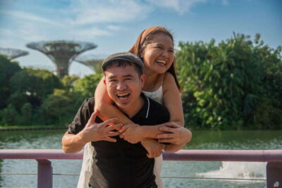 Professional photoshoot at Gardens by the Bay