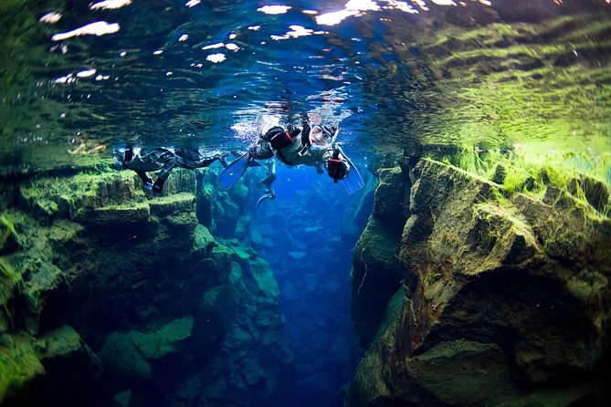 Snorkel the Silfra Fissure-Meet on Location (Free Photos & Cocoa) - Entering Silfra and floating through the fissure