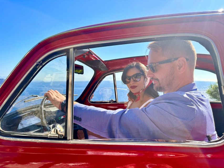 Sorrento Coast Couples Photo Tour by Vintage Fiat 500 - What the photography actually includes