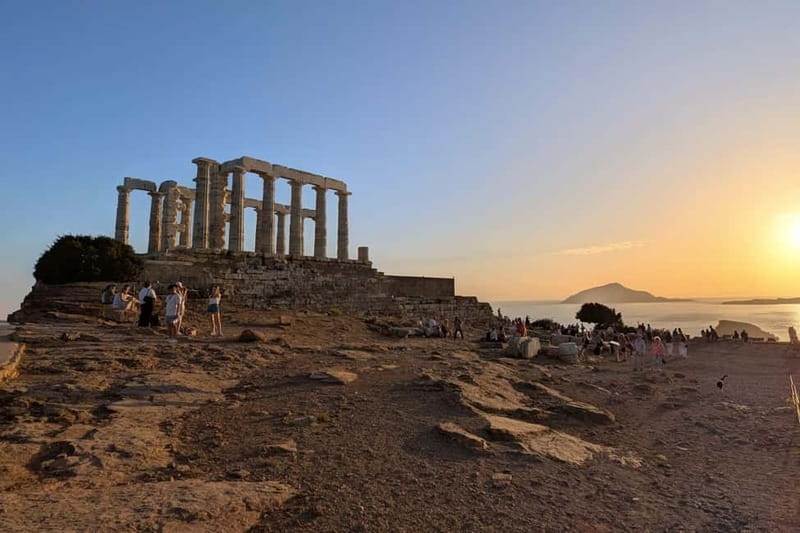 Sounion Private Tour: Just Your Group & Pro Photos - Swimming near Cape Sounion