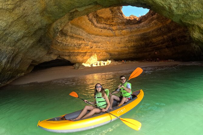 Sunrise Small Group Kayak Experience in BENAGIL Cave & 4K Photos - Along the cliffs to Praia da Marinha