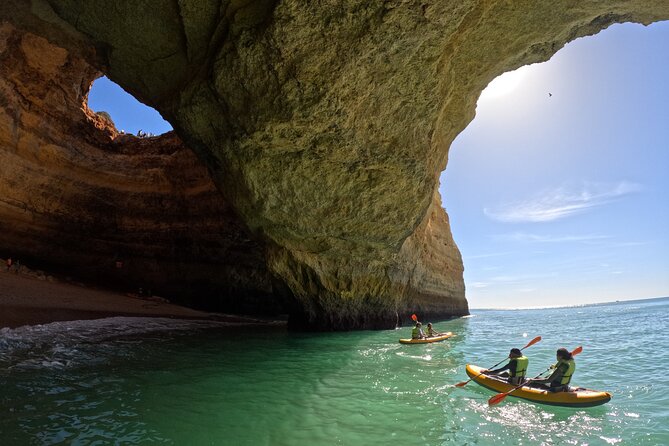 Sunrise Small Group Kayak Experience in BENAGIL Cave & 4K Photos - Guides, group support, and the photo service