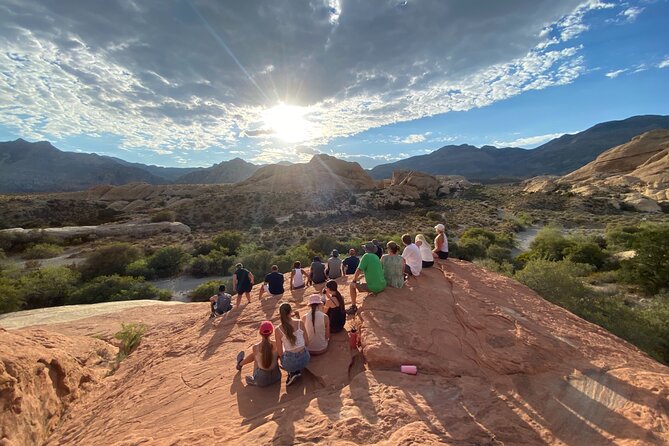 Sunset Hike and Photography Tour near Red Rock with Optional 7 Magic Mountains - Spring Mountain Ranch and the red cliffs