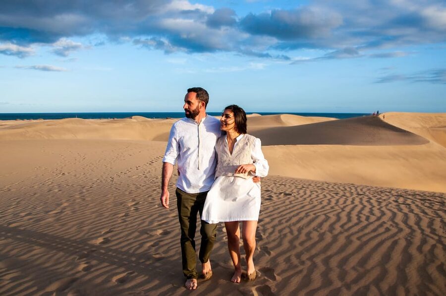 Sunset Photography at Dunas Beach Maspalomas - Why Maspalomas works so well for a sunset portrait session