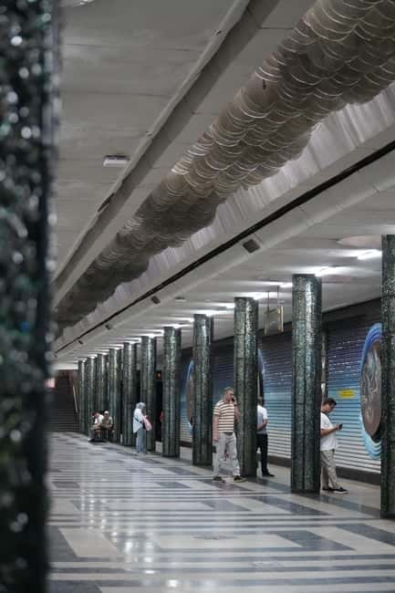 Tashkent city Night Tour with Dinner & Free Pro Photography - Kosmonavtlar Metro Station, the tour’s most unusual stop