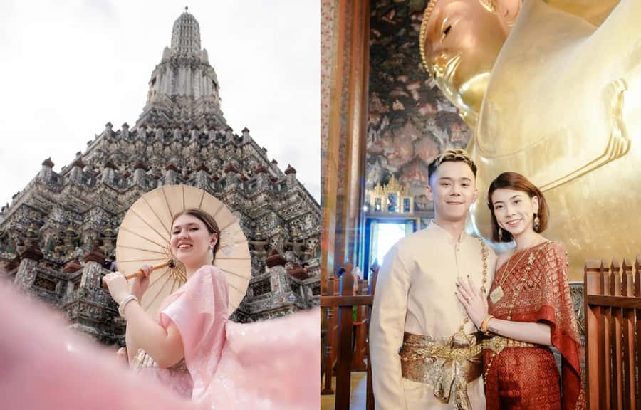 Thai Costume Photographer at Wat Arun/Pho in Bangkok - Key points before you book