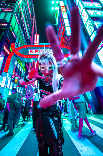 Tokyo Private photo tour with Nightstreet Neon photographer - Tokyo after dark: neon, color, and cyberpunk style