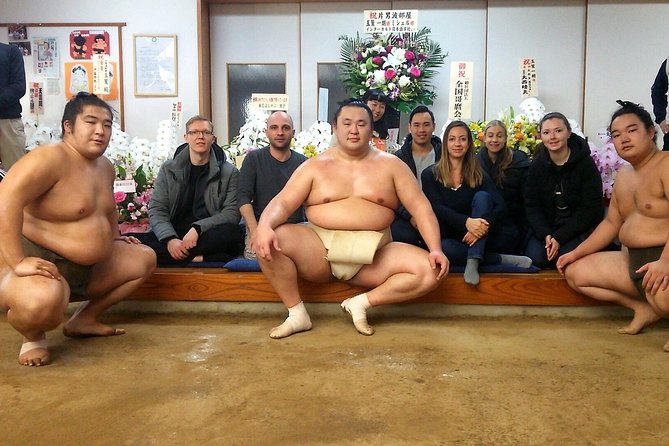 Tokyo Ryogoku Sumo Morning Practice + Photo Shoot with Wrestlers - Who will enjoy this most