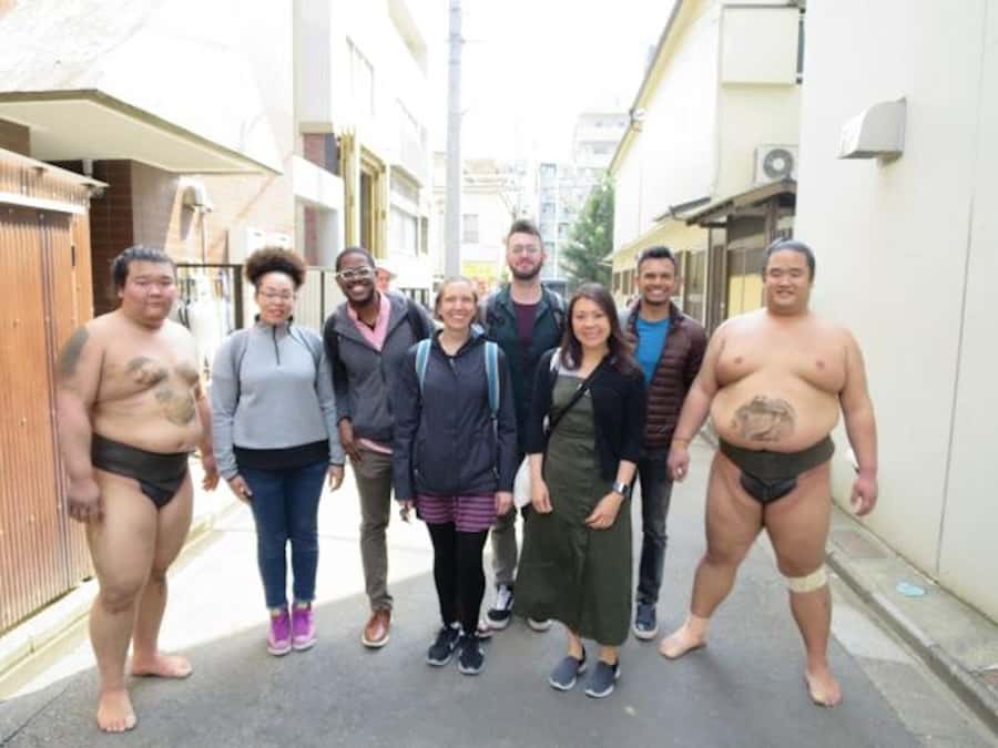 Tokyo: Sumo Practice Tour with Ring-Side Seat and Photoshoot - Inside the stable, rules come first