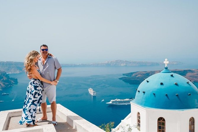 Tour Santorini with a Professional Photographer - Imerovigli for white churches and blue domes