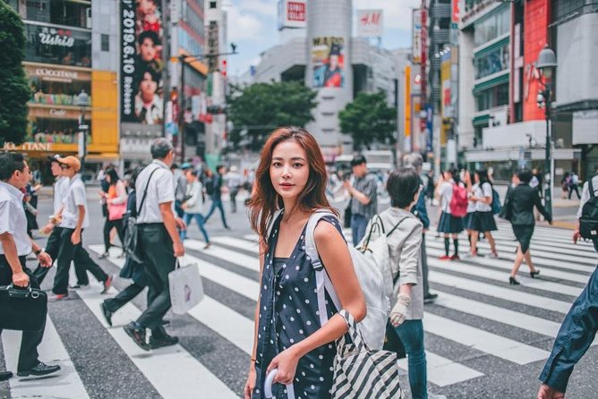 Travel Tokyo with Your Own Personal Photographer - Shibuya Crossing: big-city energy in a small window