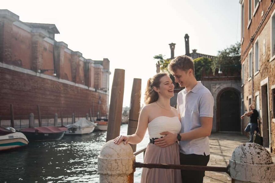 Venice: Exclusive Photoshoot in Hidden Locations - Punta della Dogana and the meeting of Venice’s waterways