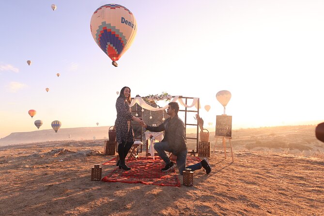 Wedding Proposal and Photoshoot with Hot Air Balloons - The early start and weather risk