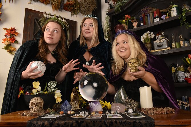 Witch Costume Photo Shoot - Witch Cottage theatrical set - The middle 20 minutes: posing with a photographer